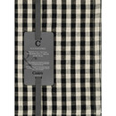 Cawö Cawö Linen Classics Karo Theedoek 538 zwart 50x70