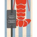 Cawö Cawö Prints & Stripes Hummer Theedoek 542 blauw/natuur 50x70
