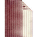 Cawö Cawö Linen Classics Streifen Theedoek 537 burgundy 50x70