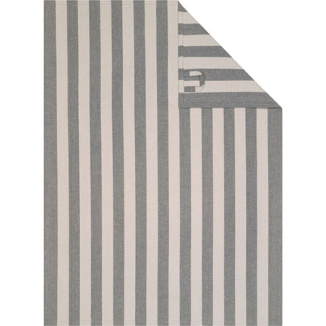 Cawö Prints & Stripes Streifen Theedoek 546 platin/grijs 50x70