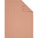 Cawö Cawö Linen Classics Karo Theedoek 538 koper 50x70