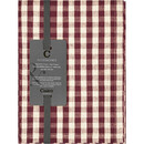 Cawö Cawö Linen Classics Karo Theedoek 538 burgundy 50x70