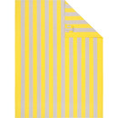 Cawö Cawö Prints & Stripes Streifen Theedoek 546 stein/geel 50x70