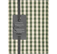 Cawö Linen Classics Karo Theedoek 538 olive 50x70