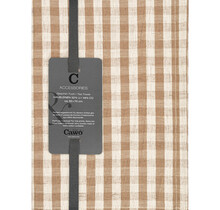 Cawö Linen Classics Karo Theedoek 538 natuur 50x70