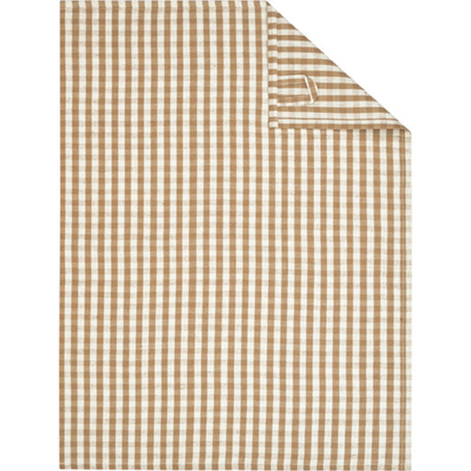 Cawö Linen Classics Karo Theedoek 538 natuur 50x70