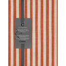 Cawö Cawö Linen Classics Streifen Theedoek 537 koper 50x70