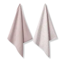 Vandyck Pure Kitchen sepiapink set handdoek + theedoek 60x60