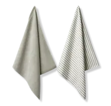 Vandyck Pure Kitchen salie set handdoek + theedoek 60x60