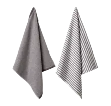 Vandyck Pure Kitchen handdoek + theedoek 60x60 Espresso set