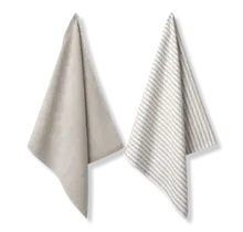 Vandyck Pure Kitchen stone set handdoek + theedoek 60x60