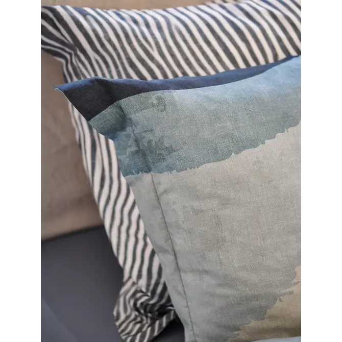 Vandyck Dune fadeddenim Kussensloop (60x70)