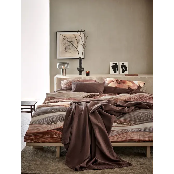 Vandyck Dekbedovertrek Flowfield rosedawn 140x200/220