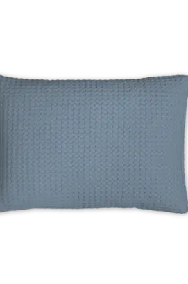 Vandyck Home Pique fadeddenim Kussensloop (40x55)