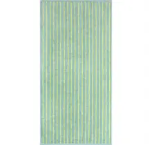 Cawö Weekend Streifen 6296 Gastendoekje groen/lemon 30x50