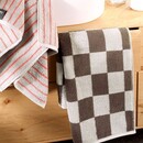 Cawö Cawö Weekend Karo 6297 Douchelaken platin/pepper 70x140