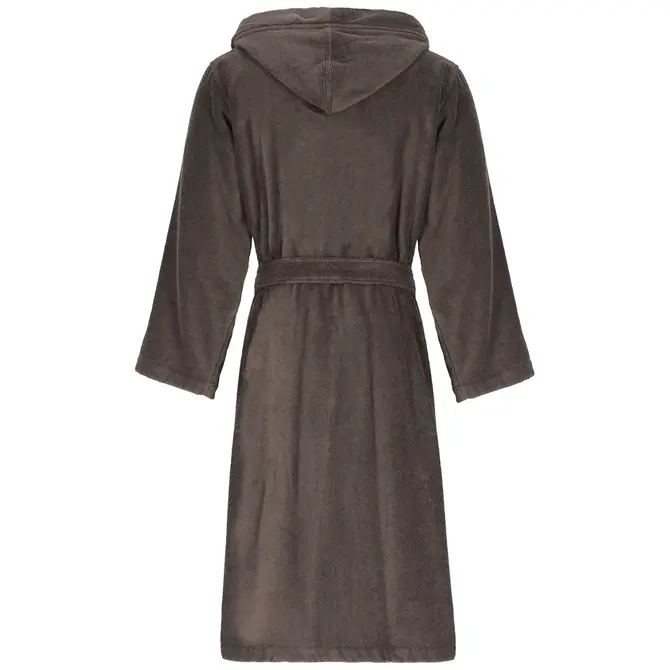 Cawö Home Heren Badjas met Capuchon 829 pepper M