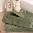 Cawö Cawö Lifestyle Uni 7007 Douchelaken olive 70x140