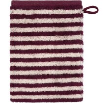 Cawö Club Ringel 6300 Washandjes burgundy 16x22
