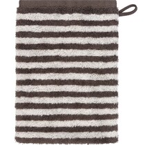 Cawö Club Ringel 6300 Washandjes pepper 16x22