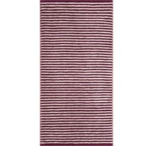 Cawö Club Ringel 6300 Douchelaken burgundy 70x140