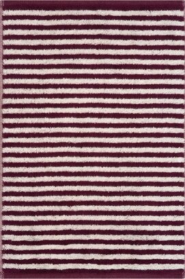 Cawö Club Ringel 6300 Gastendoekje burgundy 30x50