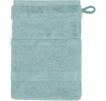 Cawö Noblesse² uni 1002 Washandjes emerald / teal 16x22