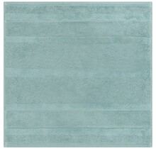 Cawö Noblesse² uni 1002 Gezichtsdoekje emerald / teal 30x30
