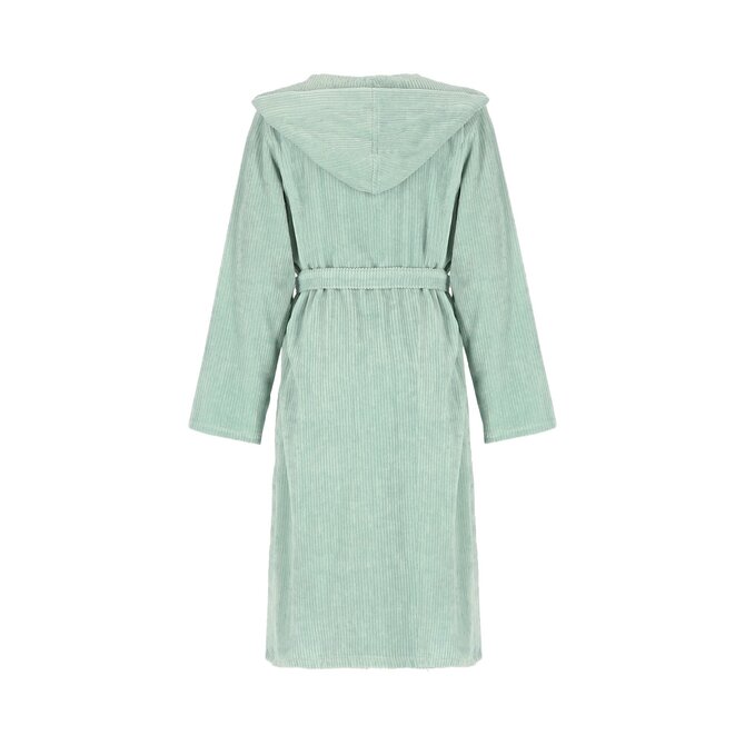 Cawö Dames Badjas extra licht met Capuchon 6140 mint 46