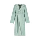 Cawö Cawö Dames Badjas extra licht met Capuchon 6140 mint 40