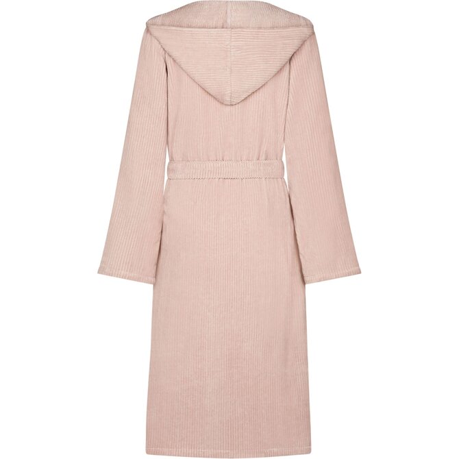 Cawo Dames Badjas extra licht met Capuchon 6140 blush 38
