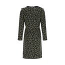 Cawö Cawö Home Dames Korte badjas met Capuchon en Ritssluiting 854 oliv XS