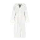Cawö Cawö Home Dames Badjas met Capuchon 852 wit M
