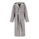 Cawö Cawö Home Dames Badjas met Capuchon 852 metal S