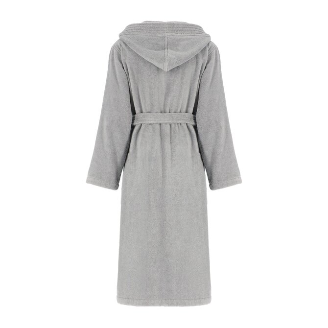 Cawö Home Dames Badjas met Capuchon 852 metal S