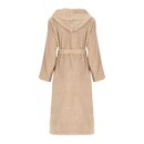Cawö Cawö Home Dames Badjas met Capuchon 852 sand XL