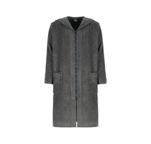 Cawö Heren Badjas met Capuchon en ritssluiting 6850 anthrazit L