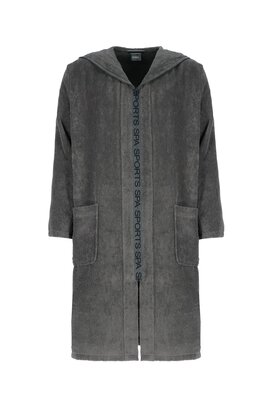 Cawö Heren Badjas met Capuchon en ritssluiting 6850 anthrazit XL