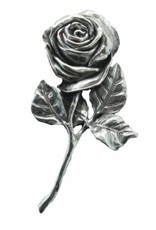 DTR Pewter pin little rose