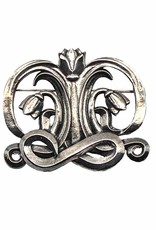 DTR Broche Art Nouveau symmetrie tulp