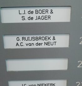 Aalscholversingel 2 t/m 400 bellentableau