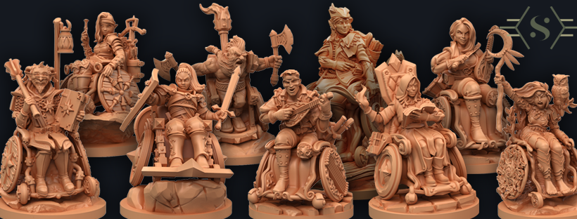 Strata Miniatures Dungeons and Diversity: Human Druid