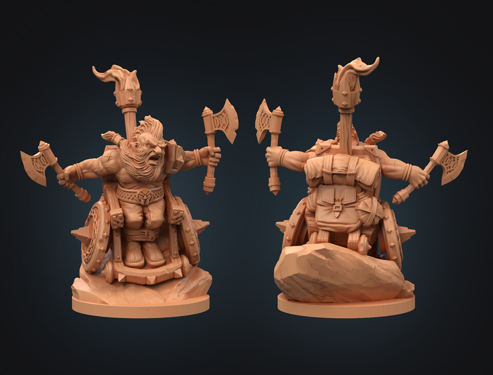 Fantasy Hero Miniatures - Human Barbarian