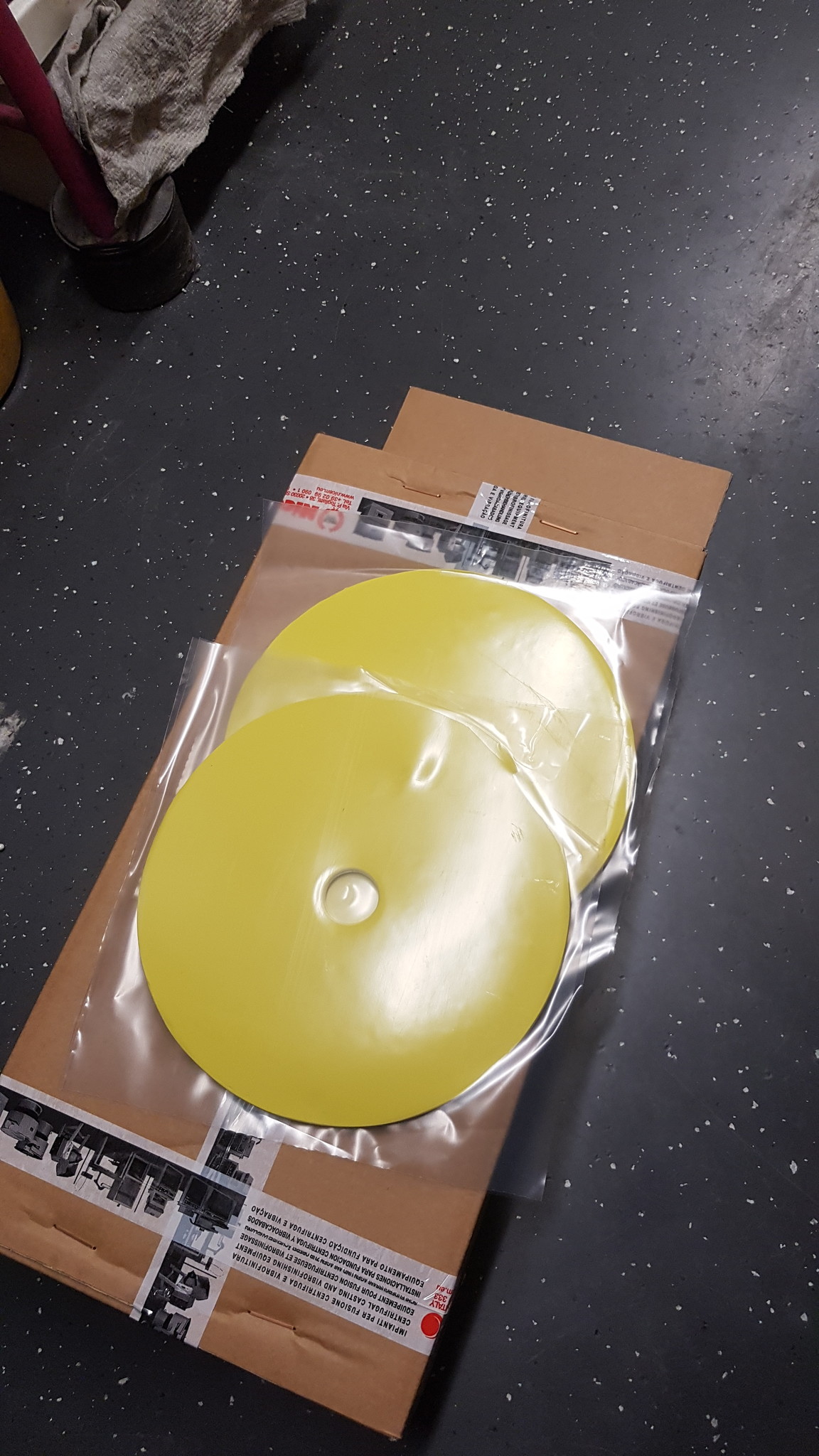 DTR Yellow Silicone Rubber 1+1 disk