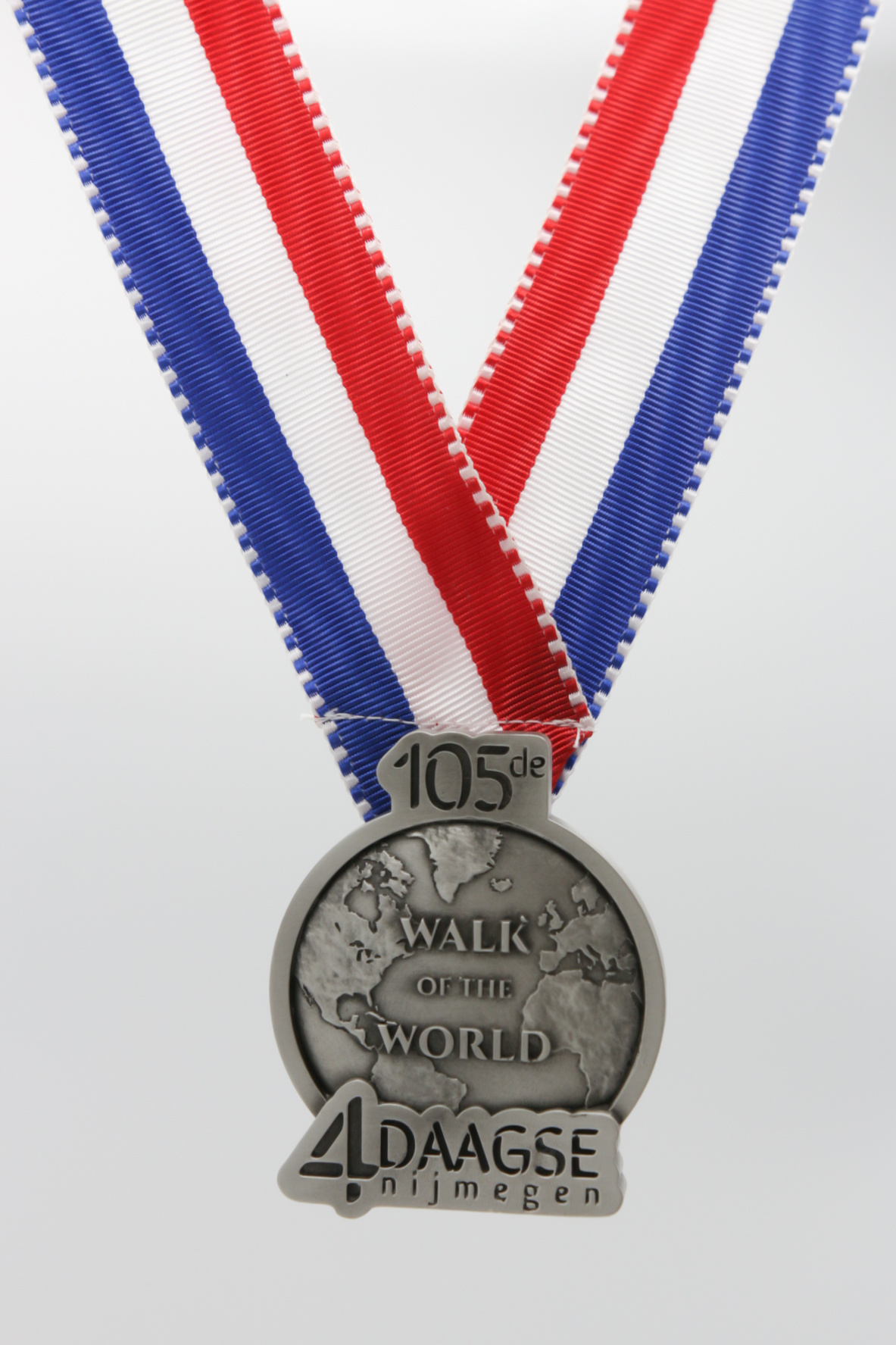 DTR Four Days Marches edition medal on ribbon