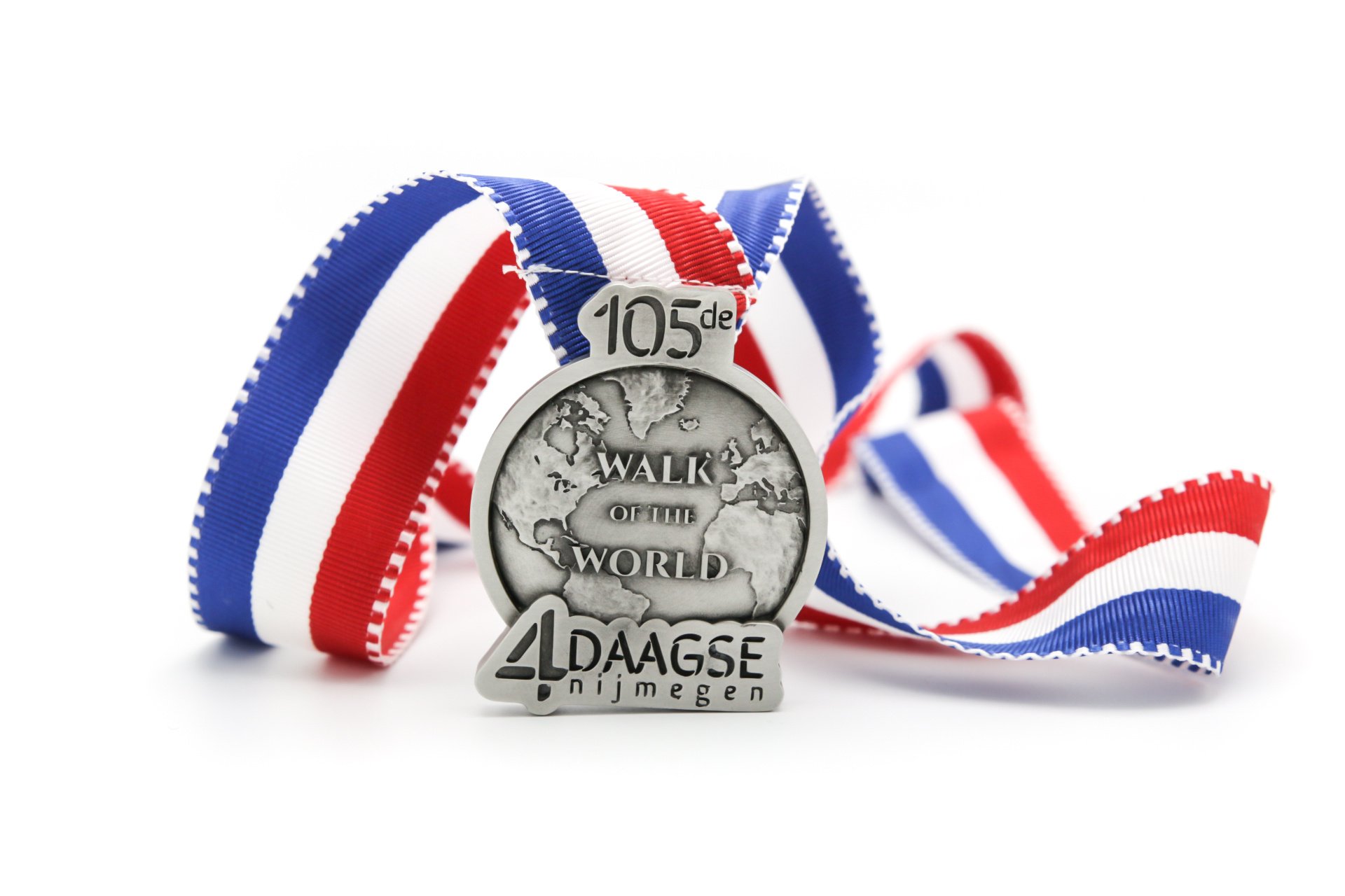 DTR Four Days Marches edition medal on ribbon