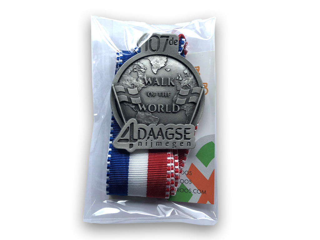 DTR Vierdaagse 107de editie medaille  aan lint