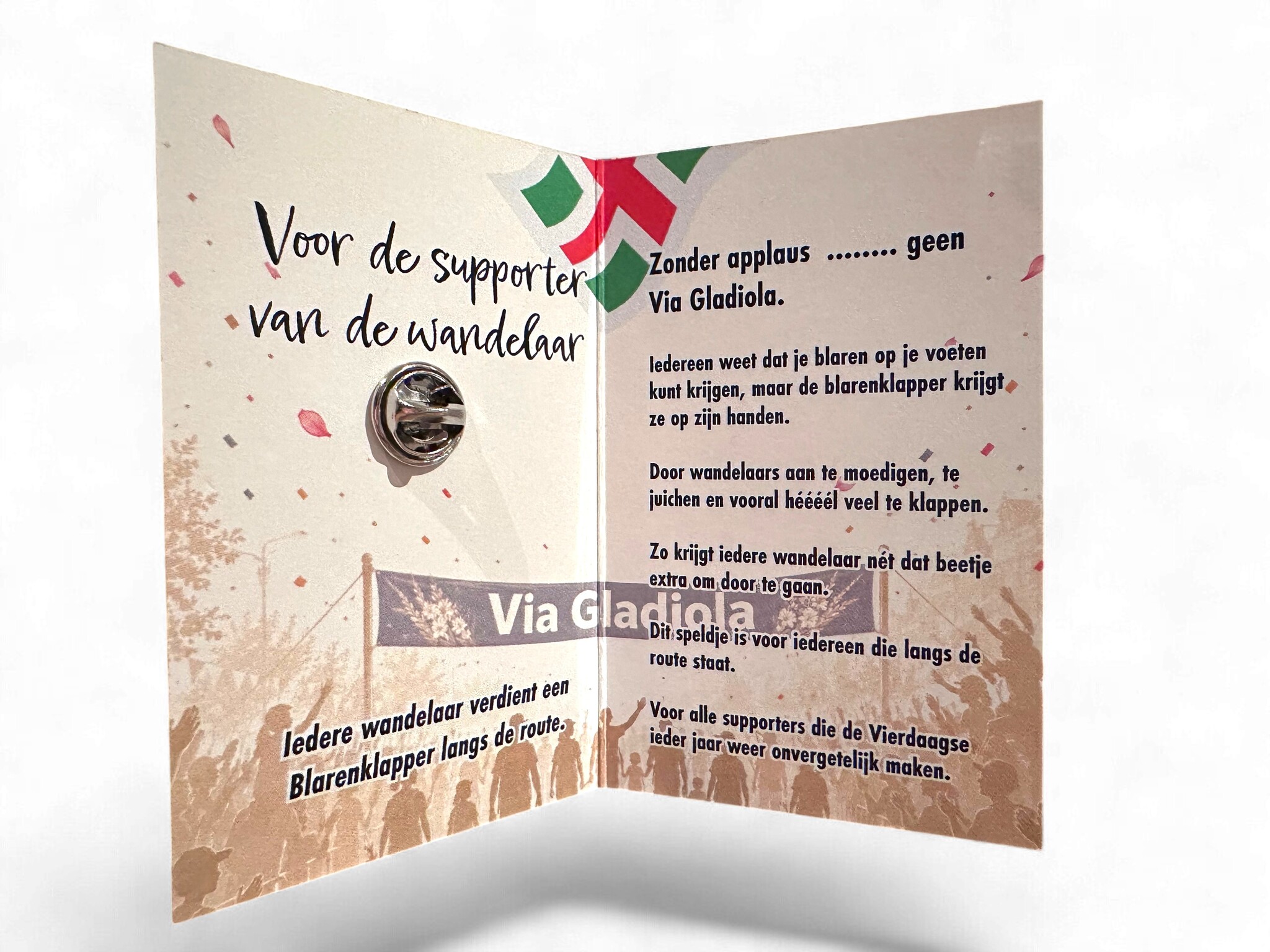 DTR De Blarenklapper voor de supporters van de 4 daagse