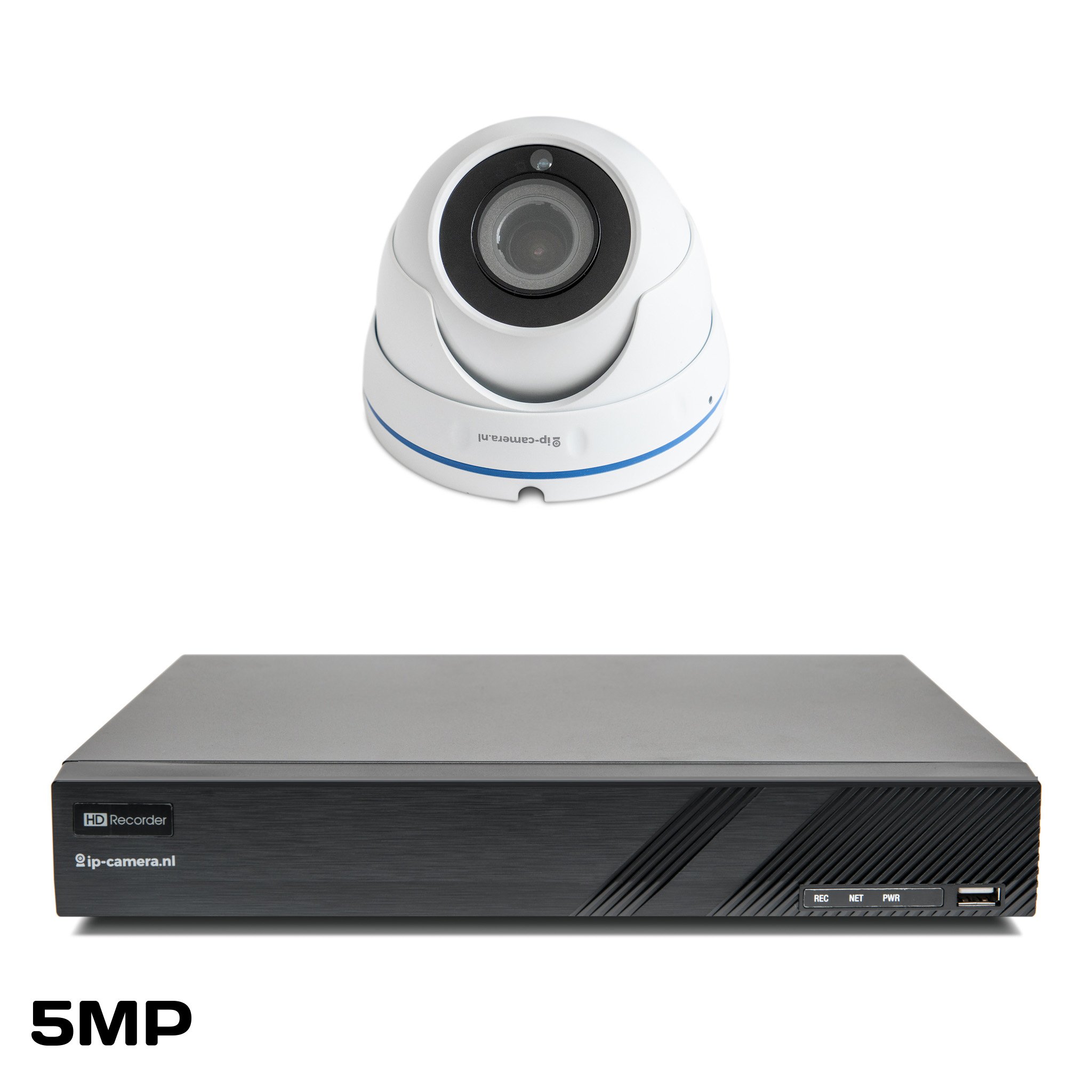 Ruïneren licentie wildernis Draadloze camera set Pro dome met Sony 5MP Cmos 4x zoom - ip-camera.nl
