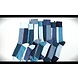Solosocks Different but matching socks in decent turquoise, azure and indigo nuances, Solosocks Different but matching socks in decent turquoise, azure and indigo nuances,